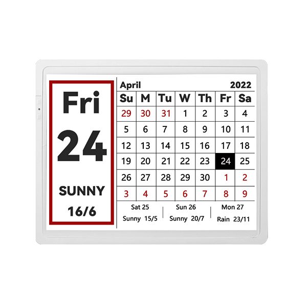 ホワイトシェル 12.5 インチ電子棚札